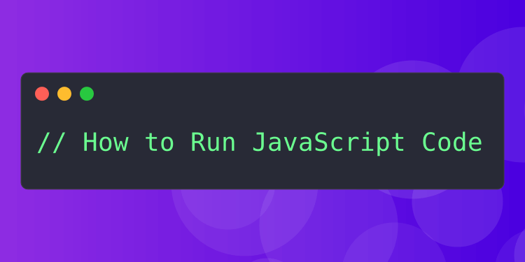 run JavaScript