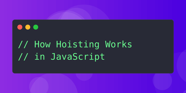 what is hoisting in javascript